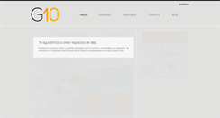 Desktop Screenshot of g10muebles.com