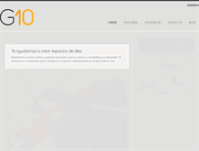 Tablet Screenshot of g10muebles.com